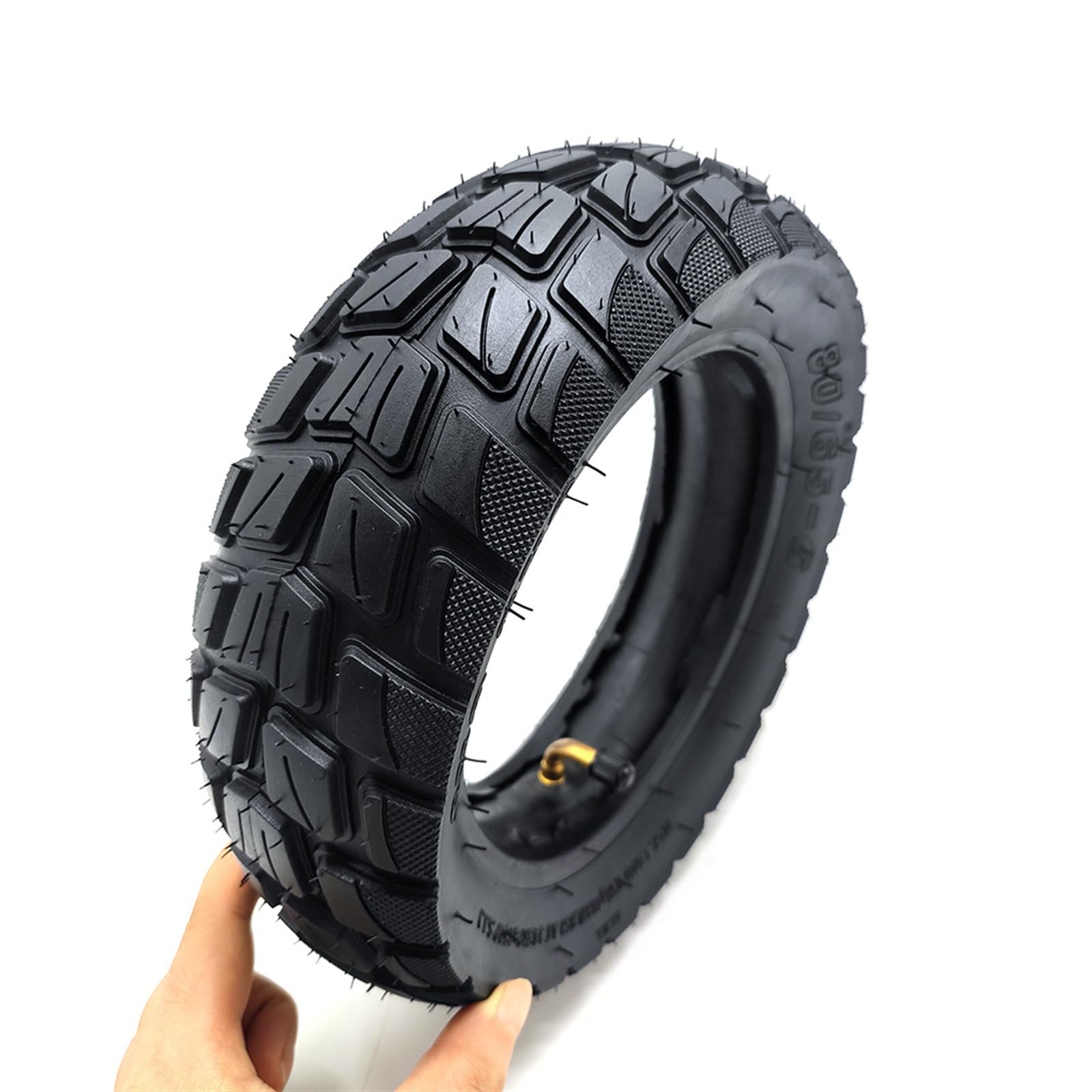 CáMara De Aire 80/65-6 Neumático para scooter eléctrico 10 pulgadas 10x3.0/2.50 Actualización universal del tubo exterior interno neumático de carretera(Inner outer tire A)