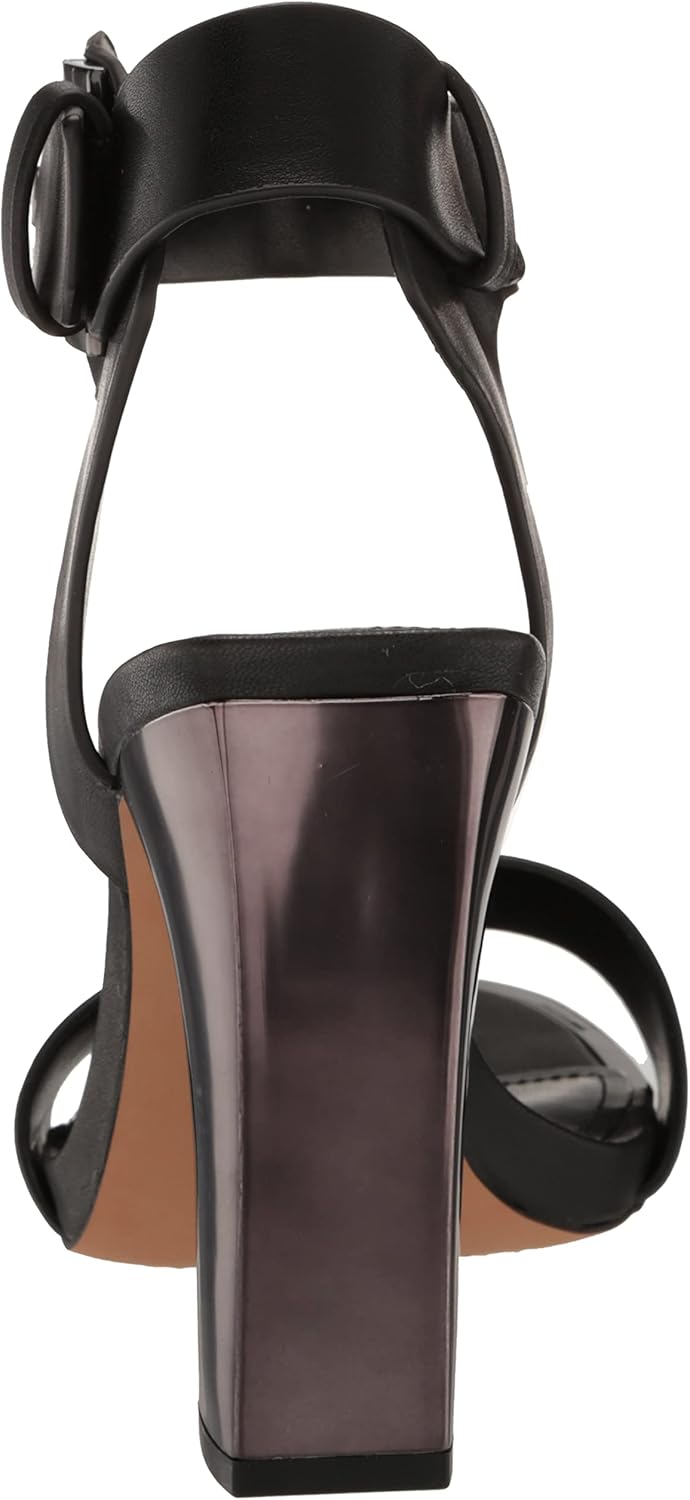 DKNY womens Terah Block Heel With Belt Detail - Image 3