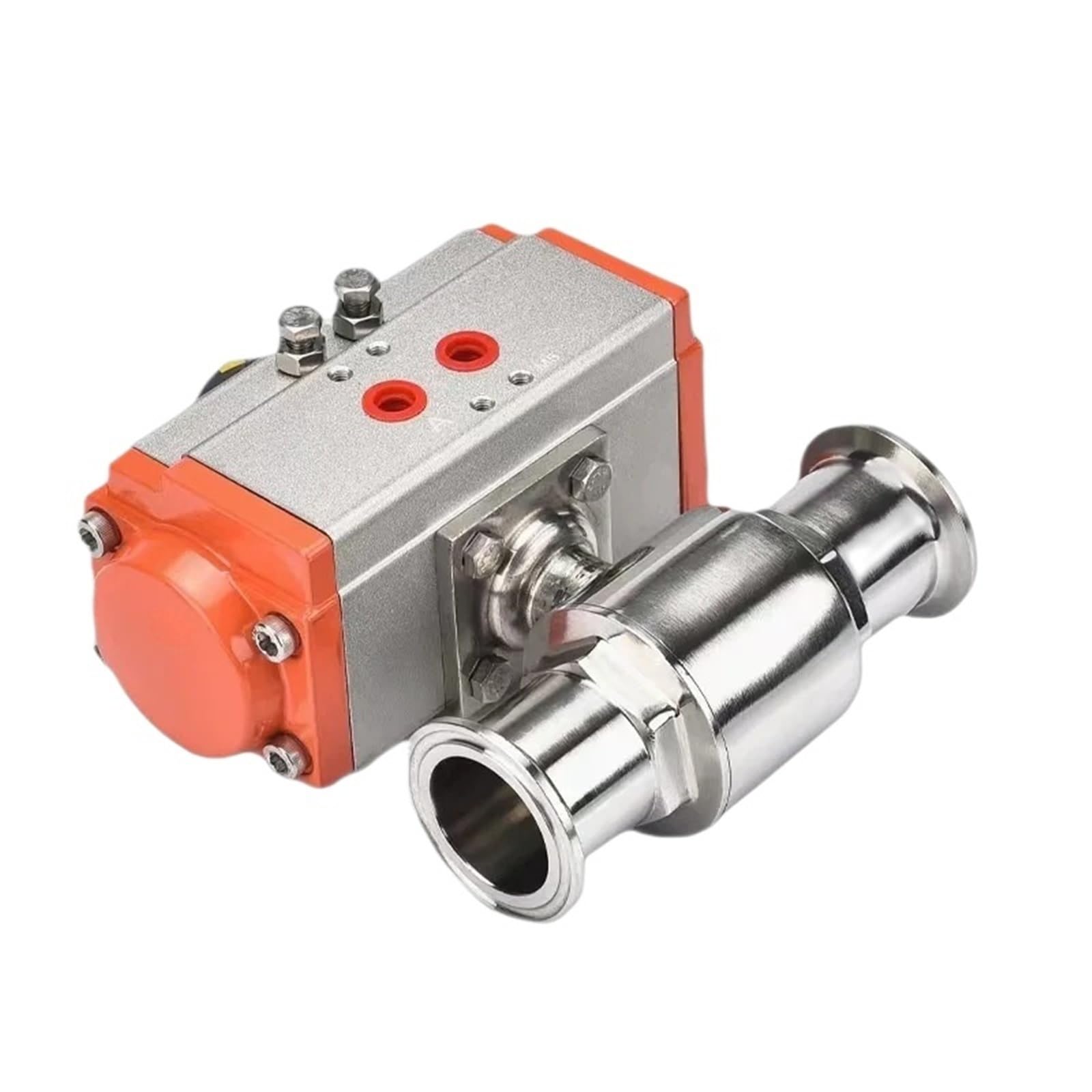 Vanne à boisseau sphérique avec vérin double effet inox 304 45mm