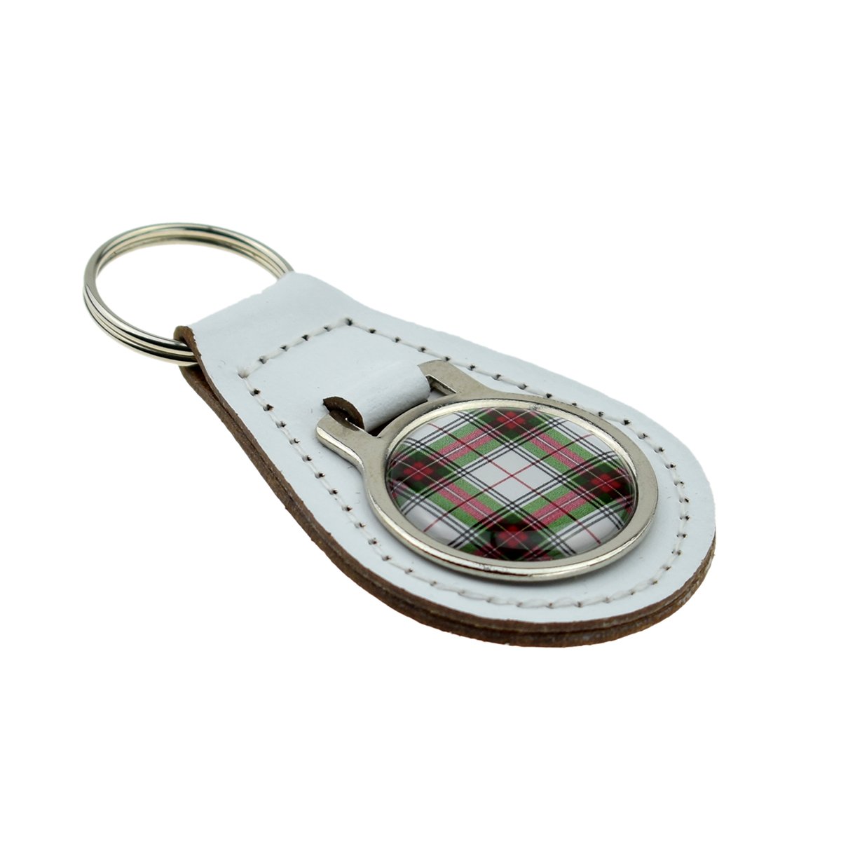 Gtr-Gifts Multi Scottish Stewart Tartan Design Keyring Xkfr016