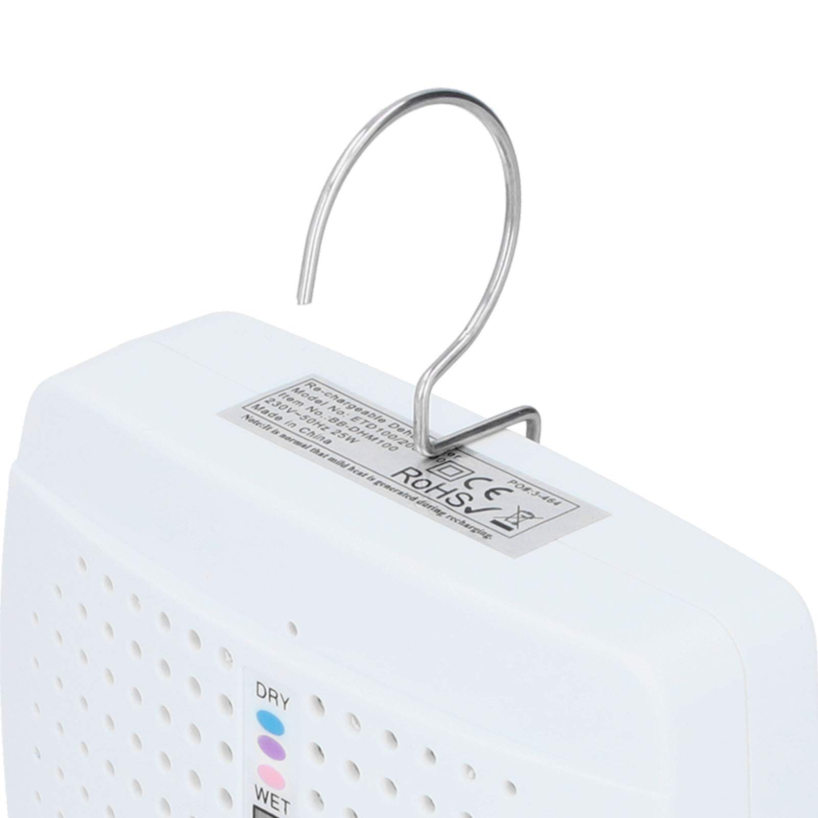 Deshumidificador portátil, mini deshumidificador de aire USB pequeño compacto ultra silencioso de 500 ml con apagado automático, para Sótanos, hogar, dormitorio, baño, garaje, armario, caravana