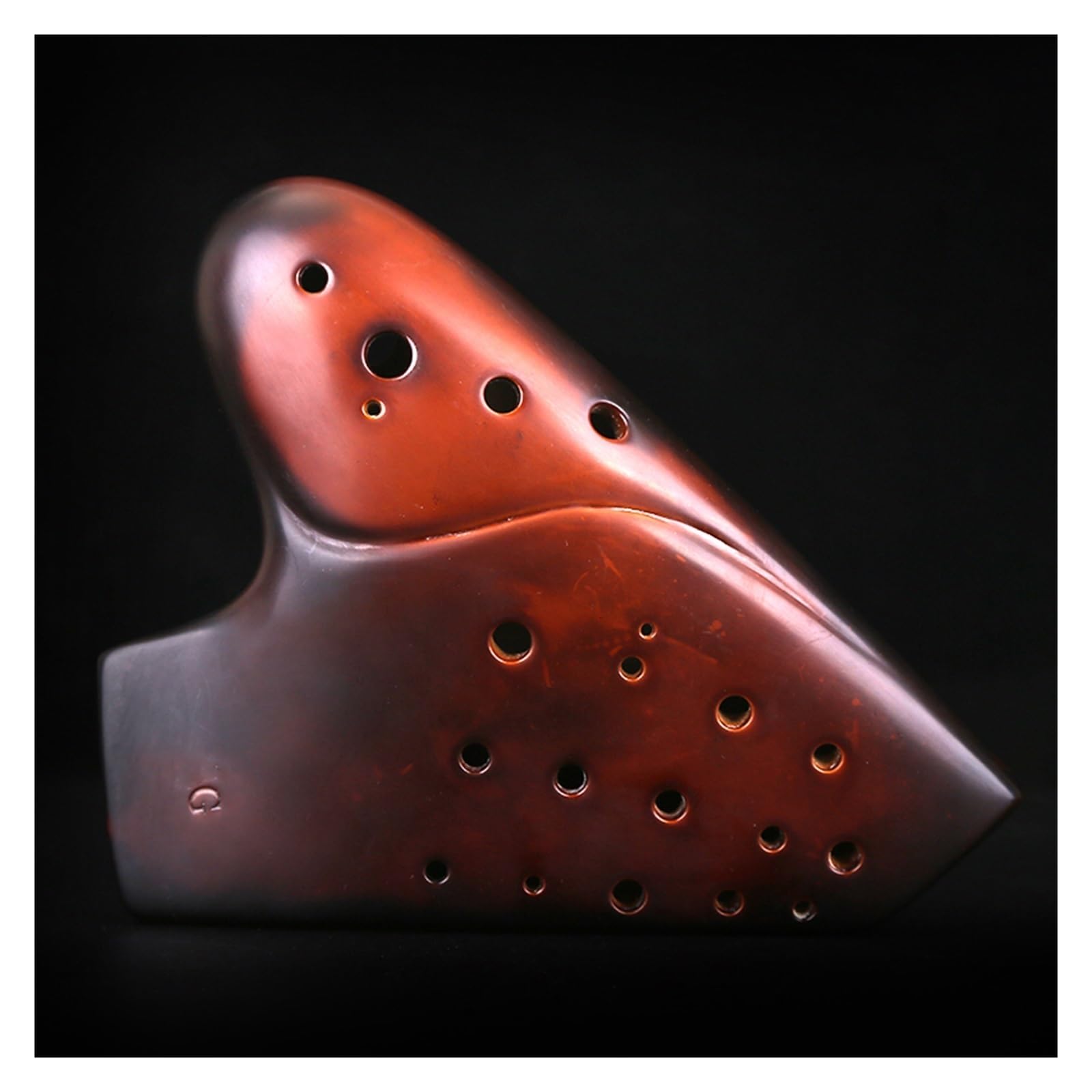 Okaryna Dla Początkujących Niebiesko-biała Porcelana/dymiona Trzylampowa Ocarina Alto C Alto G Szeroka Gama Trzylampowa Ceramiczna Ocarina(AG)