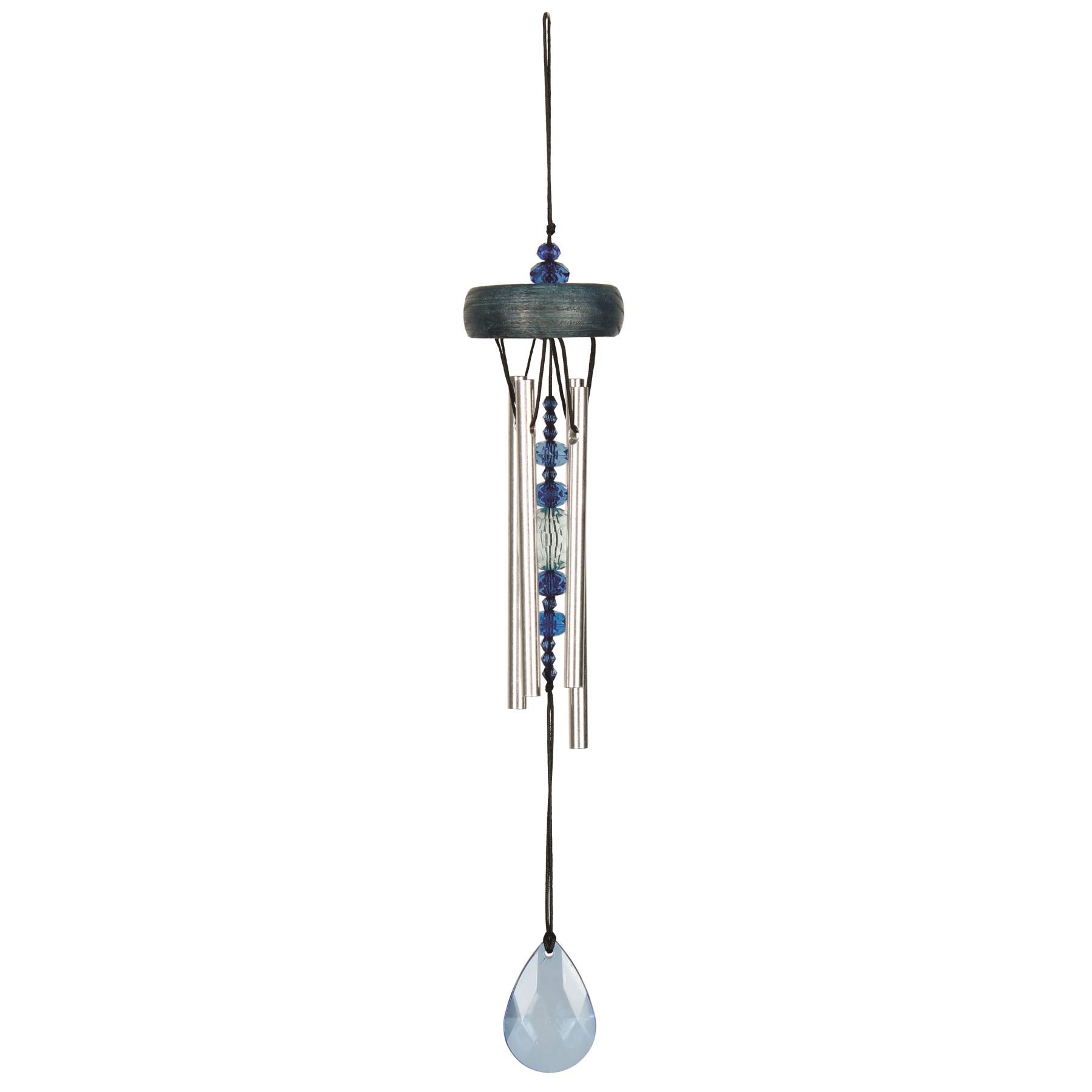Woodstock Hanging Outdoor Colourful Blue Wind Chime