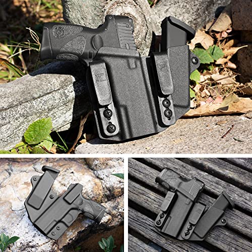 Taurus G2C & G3C Polymer IWB Holster Concealed Carry | Adj. Cant & Retention | Inside Waistband | Compatible with Taurus PT111 & PT140
