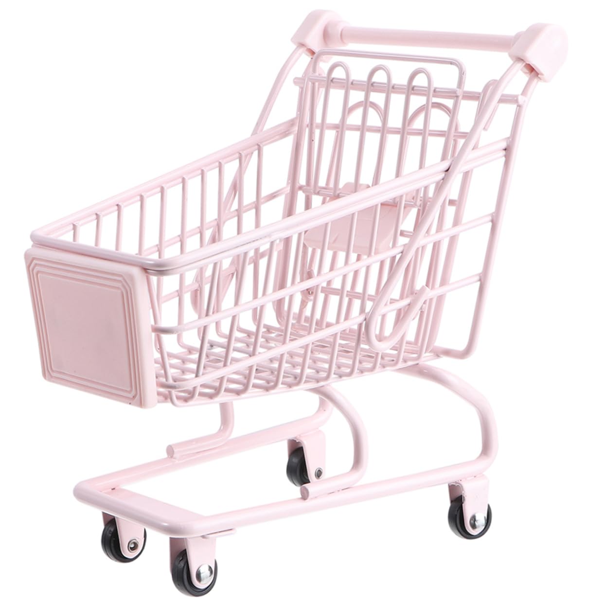 Milisten Miniature Shopping Cart Small Supermarket Cart for Desk Decor Storage Organizer Cute Home Office Decoration for Small Items Stylish Display