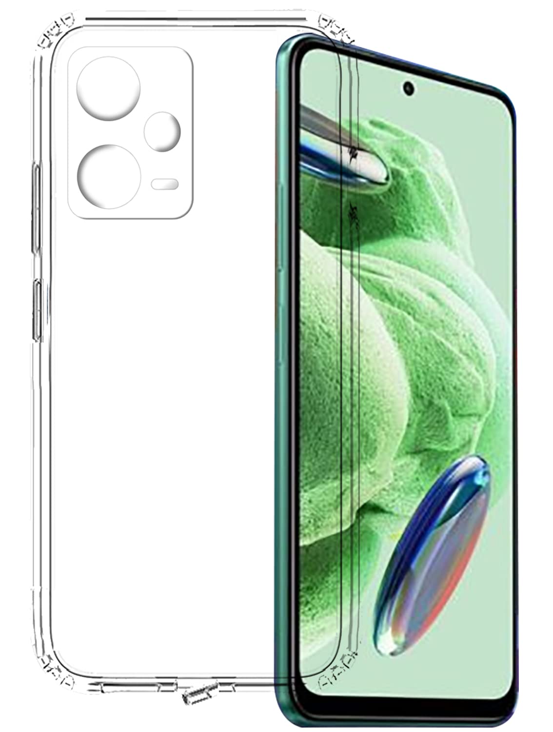 Tough Lee Back Cover Case for Mi Redmi Note 12 5G (Transparent) (Soft Silicon) (B0BSNQP1KG) Amazon Price History, Amazon Price Tracker
