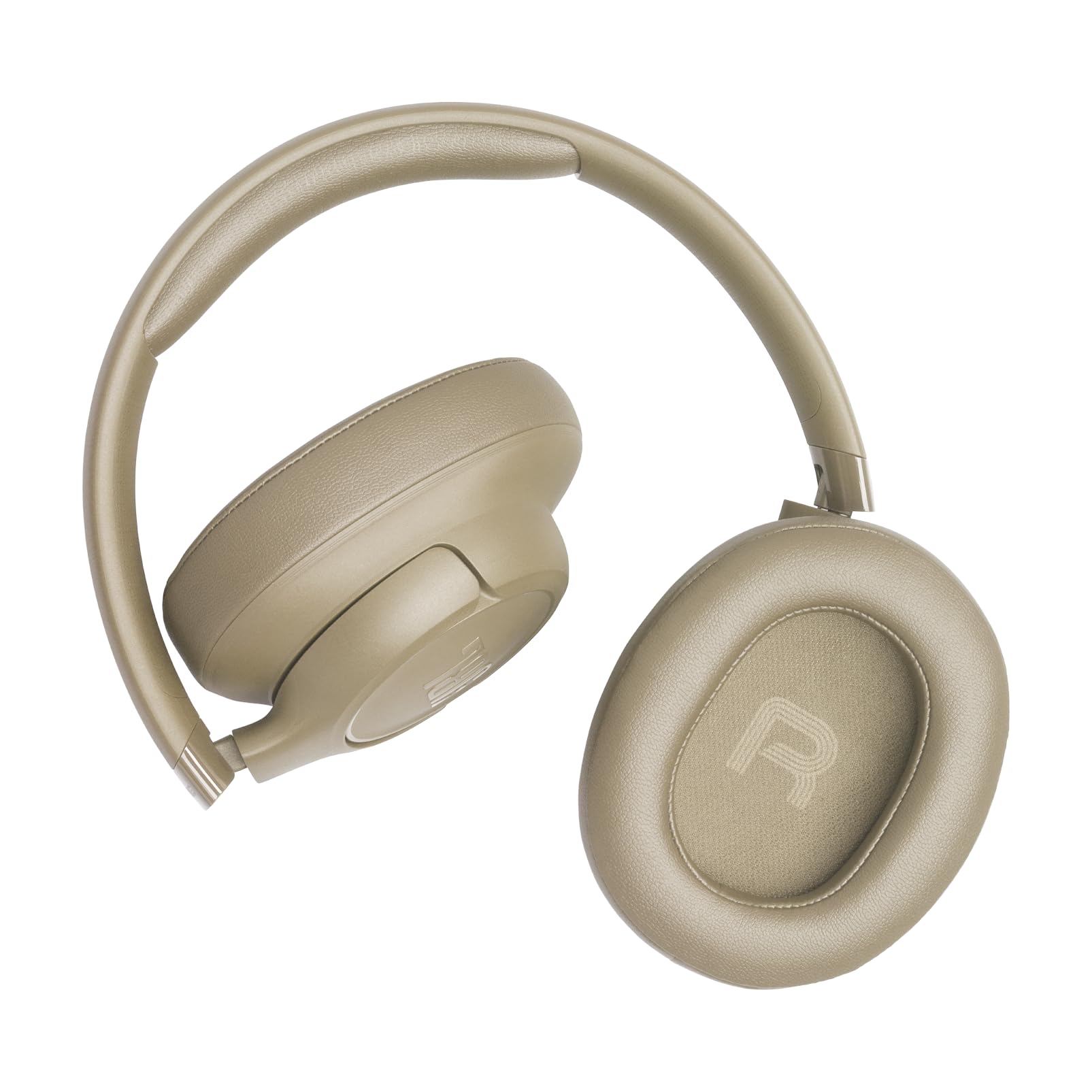 JBL Tune 730 BT, Bezprzewodowe Słuchawki Wokółuszne, Beige | Bluetooth 6.0, 76h Odtwarzania na Baterii, Składana Konstrukcja, JBL Pure Bass, Google Fast Pair, Microsoft Swift Pair