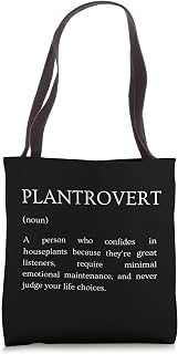 Plantrovert Definition - Funny Sarcastic Plant Lover Tote Bag