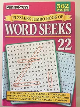 Paperback Puzzlers Jumbo Book of Word Seeks Search Find Circle Volume 22 Book
