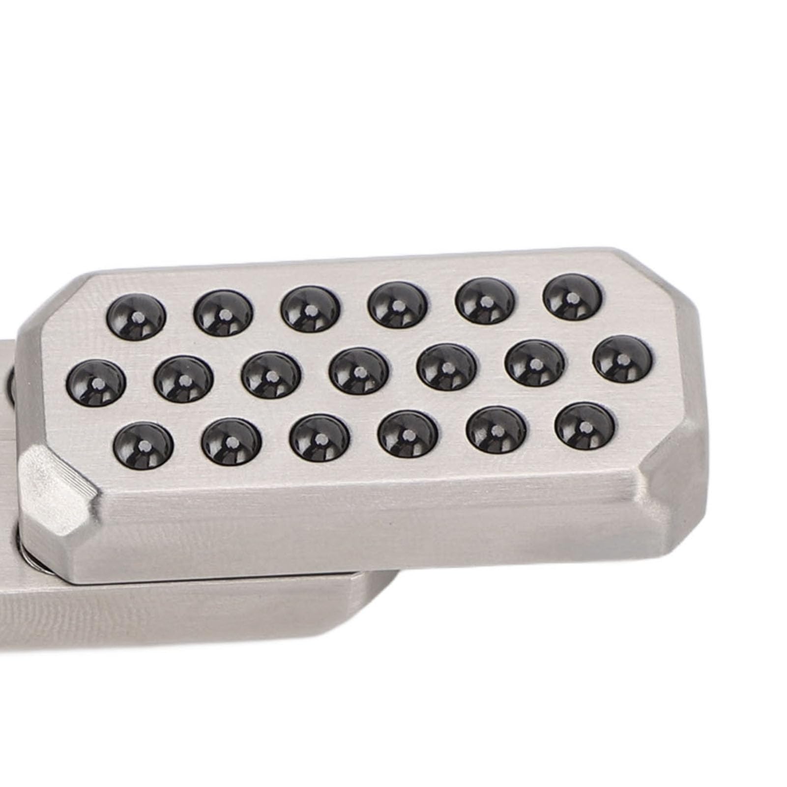 Fabater Giocattolo con Cursore per Carte Push Antistress in Acciaio Inossidabile per la Meditazione, Cursore a Mano Portatile per Viaggi/casa, Materiale in Acciaio Inossidabile 304