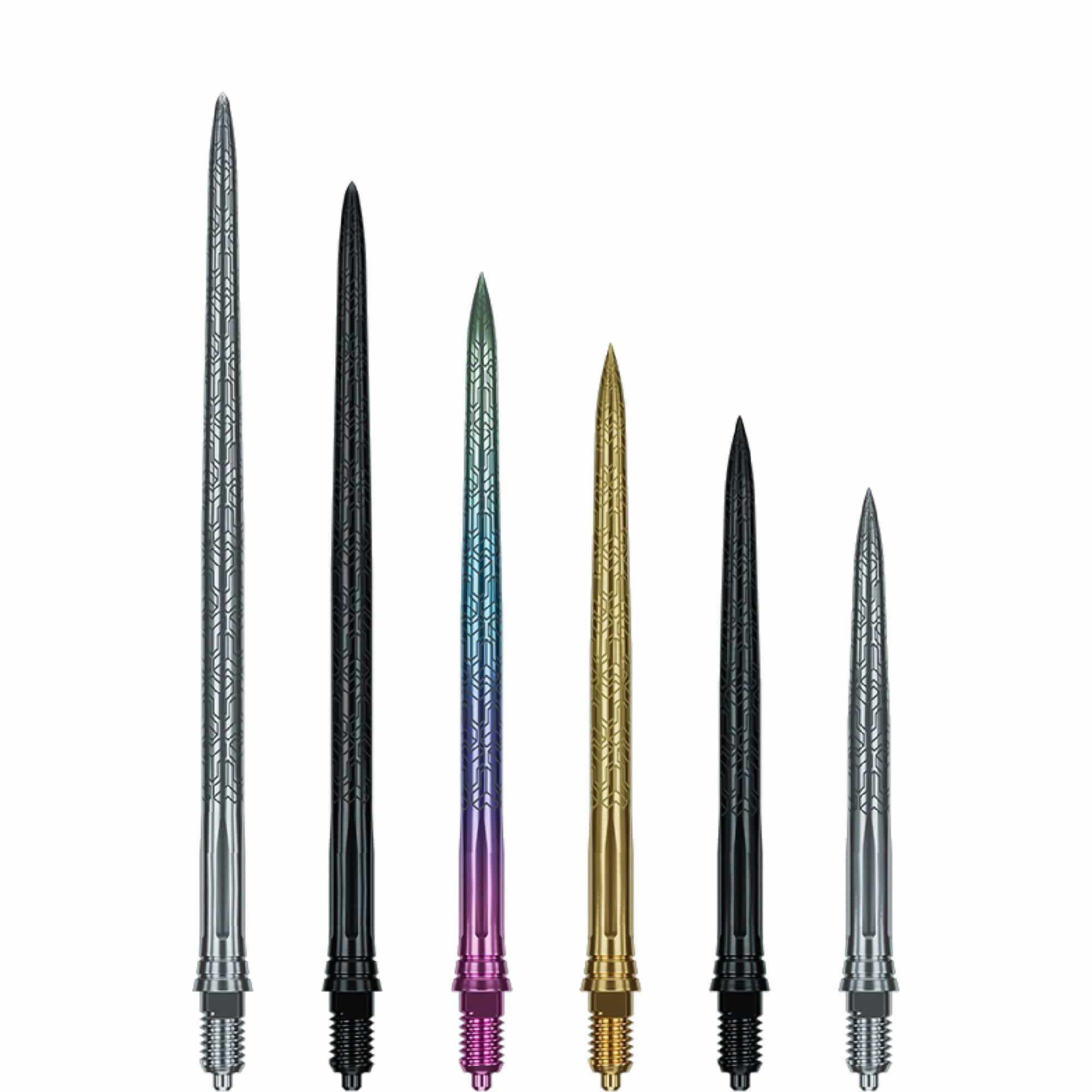 Caliburn | EZ-EVO Dart Points | Steel Tip Laser Armour | Precision Replacement Points | Multiple Colours (Black, 40mm)