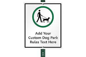 SmartSign 12x10 inch Dog Park Rules Yard Sign