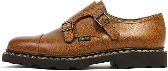 Amazon | [パラブーツ] ダブルモンク ウィリアム グレインレザー