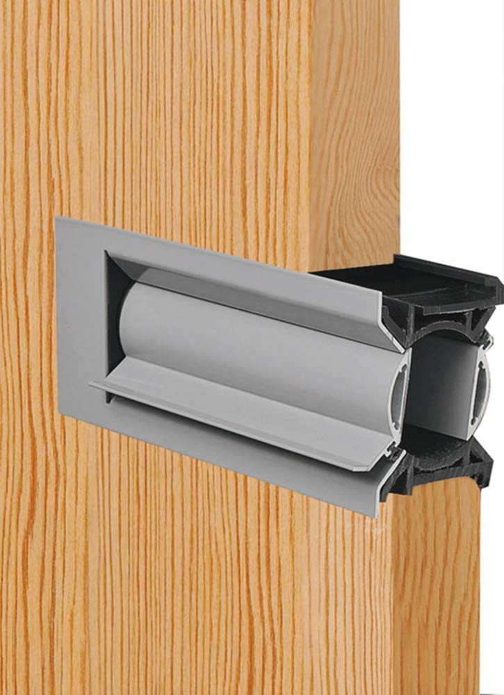 Tapa para buzón con aislamiento térmico para periódicos y puertas de entrada de apartamento, aluminio y acero inoxidable, fabricado en Alemania, 1 pieza