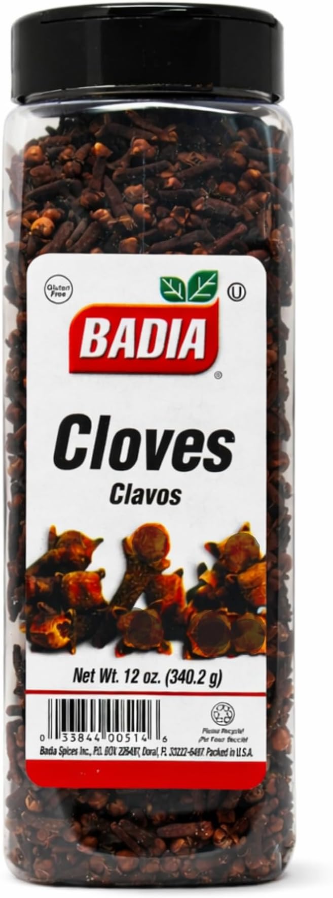 Badia Whole Cloves, 12 oz - Premium Quality Spice for Baking, Cooking & Beverages, Aromatic & Flavorful