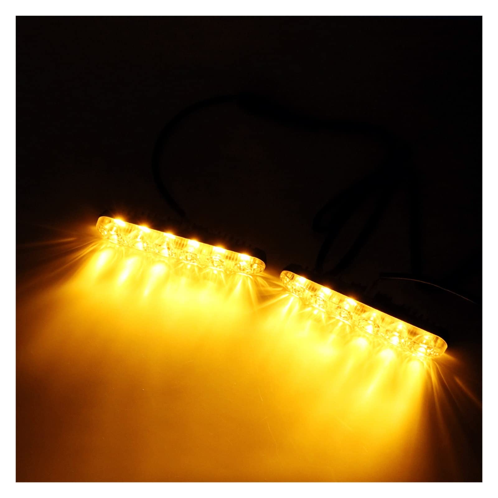 Fendinebbia 1 Paio DRL Luci Di Marcia Diurna Automatiche Daylight DC 12V Car Daytime - Indicatori Di Direzione Indicatori Di Direzione Universali