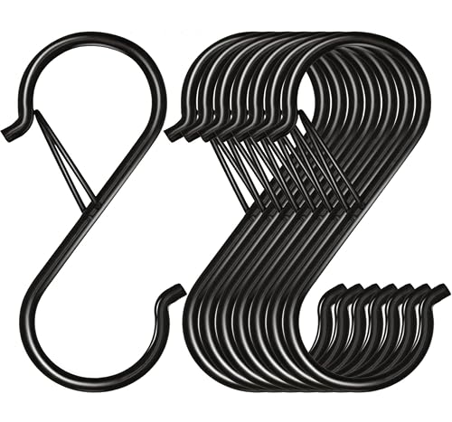 Waitkey 8 Pack S Hooks for Hanging, 3.5 inch Heavy