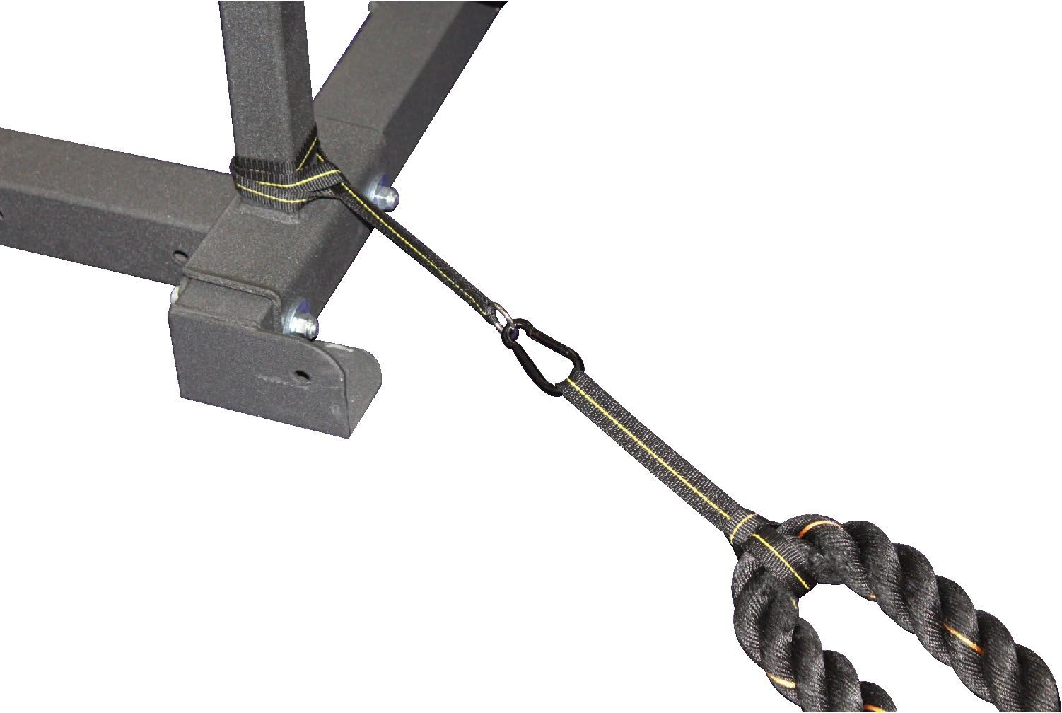 Battle Rope Anchor Strap Kit with Carabiner & D-Ring