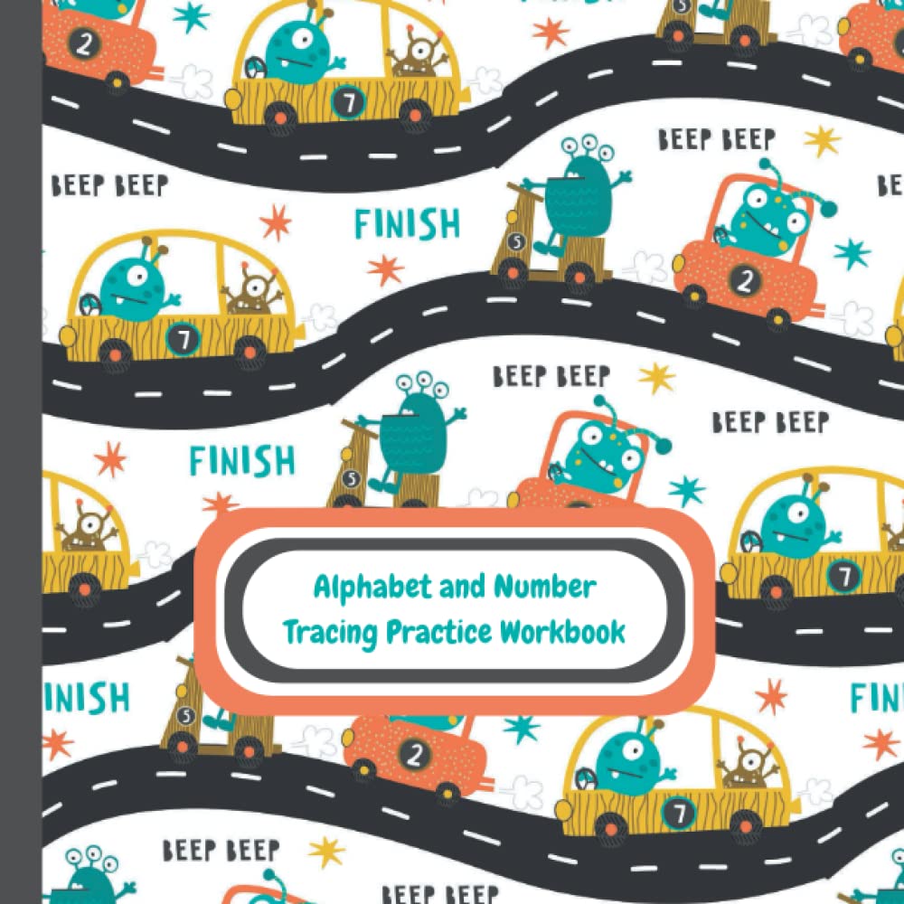 Alphabet and Number Tracing Practice Workbook Simple and fun way for