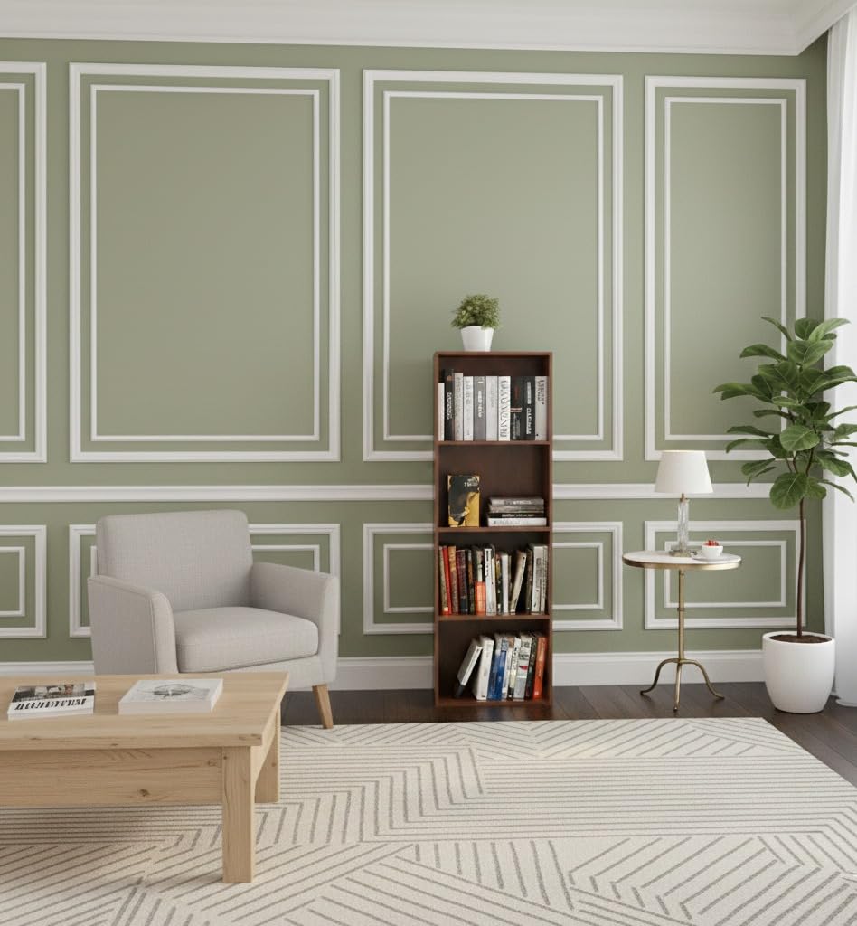 Combination of Children's Bookshelves, Cabinets, Shelves Brown, 4 Tier