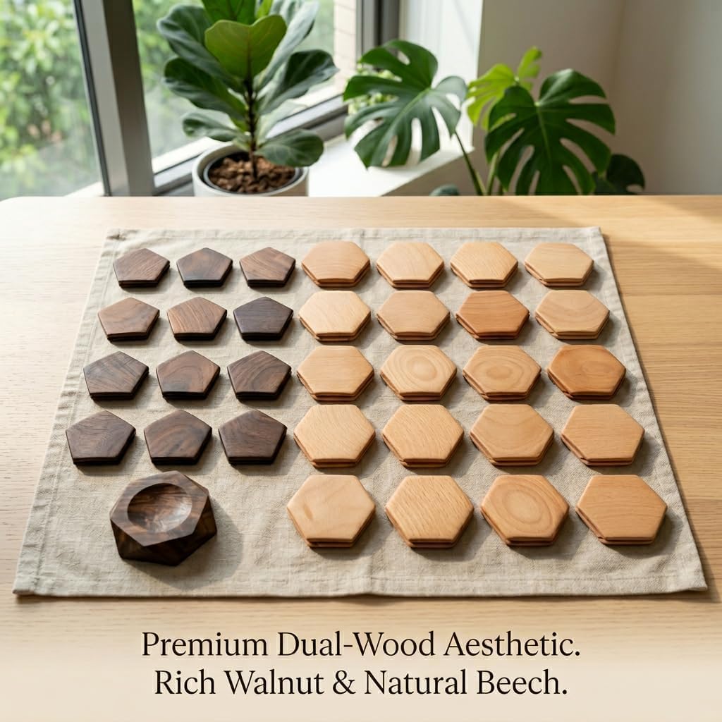 3D Wooden Soccer Ball Puzzle for Adults Mortise and Tenon Building Blocks Brain Teaser Premium Walnut and Beech Wood Desk Decor Unique Sports Fan Gift