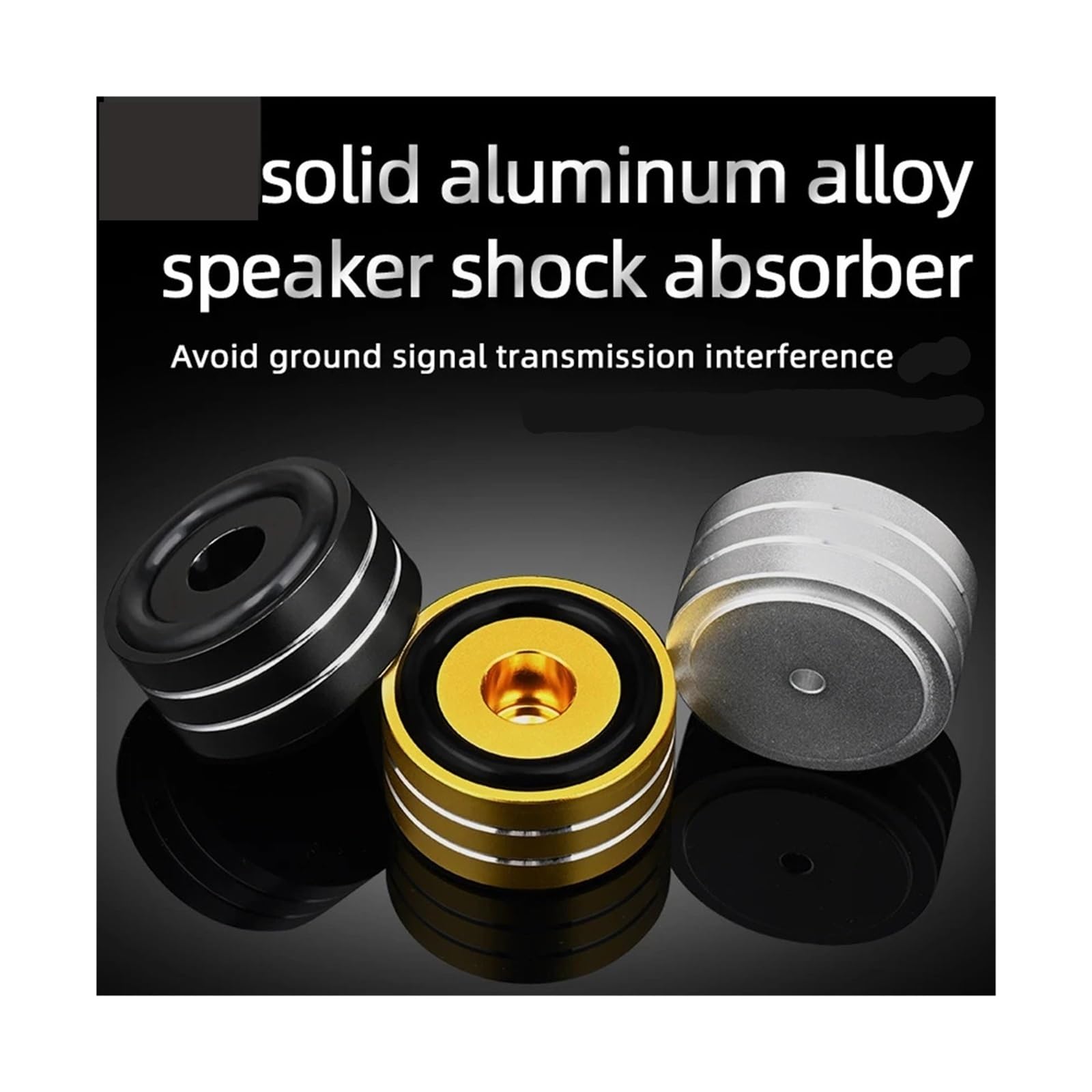 Inox SpeakerSpike Piedini for piedini for for altoparlanti Hifi da 4 pezzi