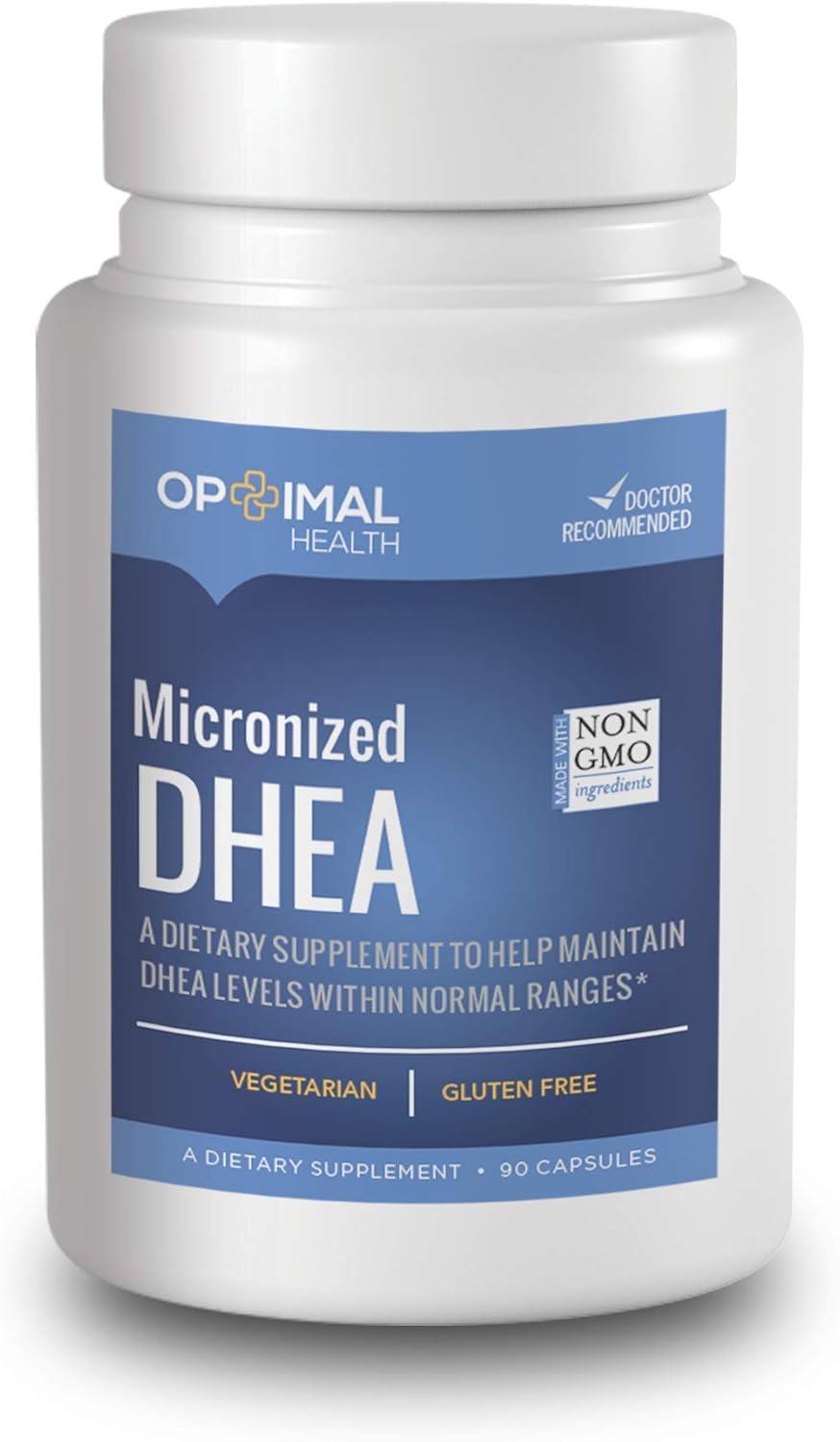 Optimal DHEA (Dehydroepiandrosterone) 25mg Micronized for