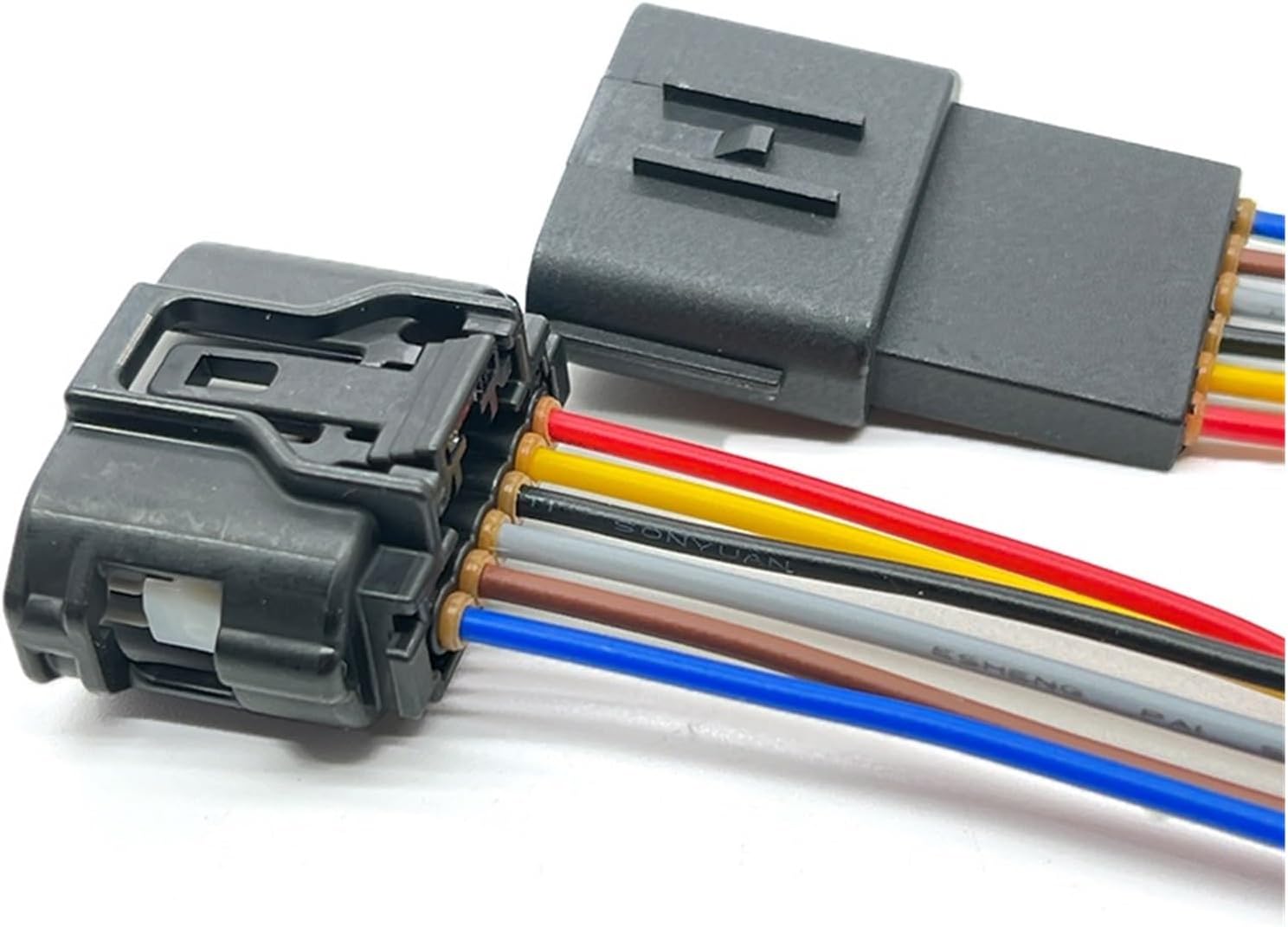 Speaker Connector 1 Pc 6 Pin TS 025 Auto Accelerator Pedal Electronic Connector Harness MAF Reversing Radar Plug Compatible with The 6189-7100(20 Pcs)