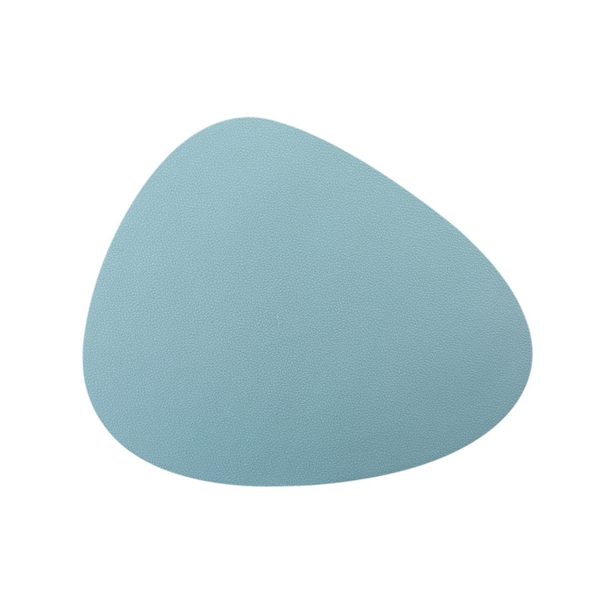 Sets de table en silicone bleu clair en goutte d'eau par 4 pour repas de cuisine conviviaux