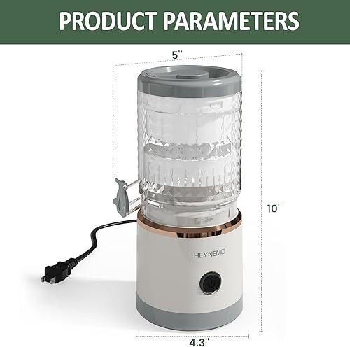 Miniatura 3 de Exprimidor eléctrico de cítricos, exprimidor automático de jugo de 90 W con alta velocidad de 15,000 RPM, ideal para naranja, limón, pomelo y frutas