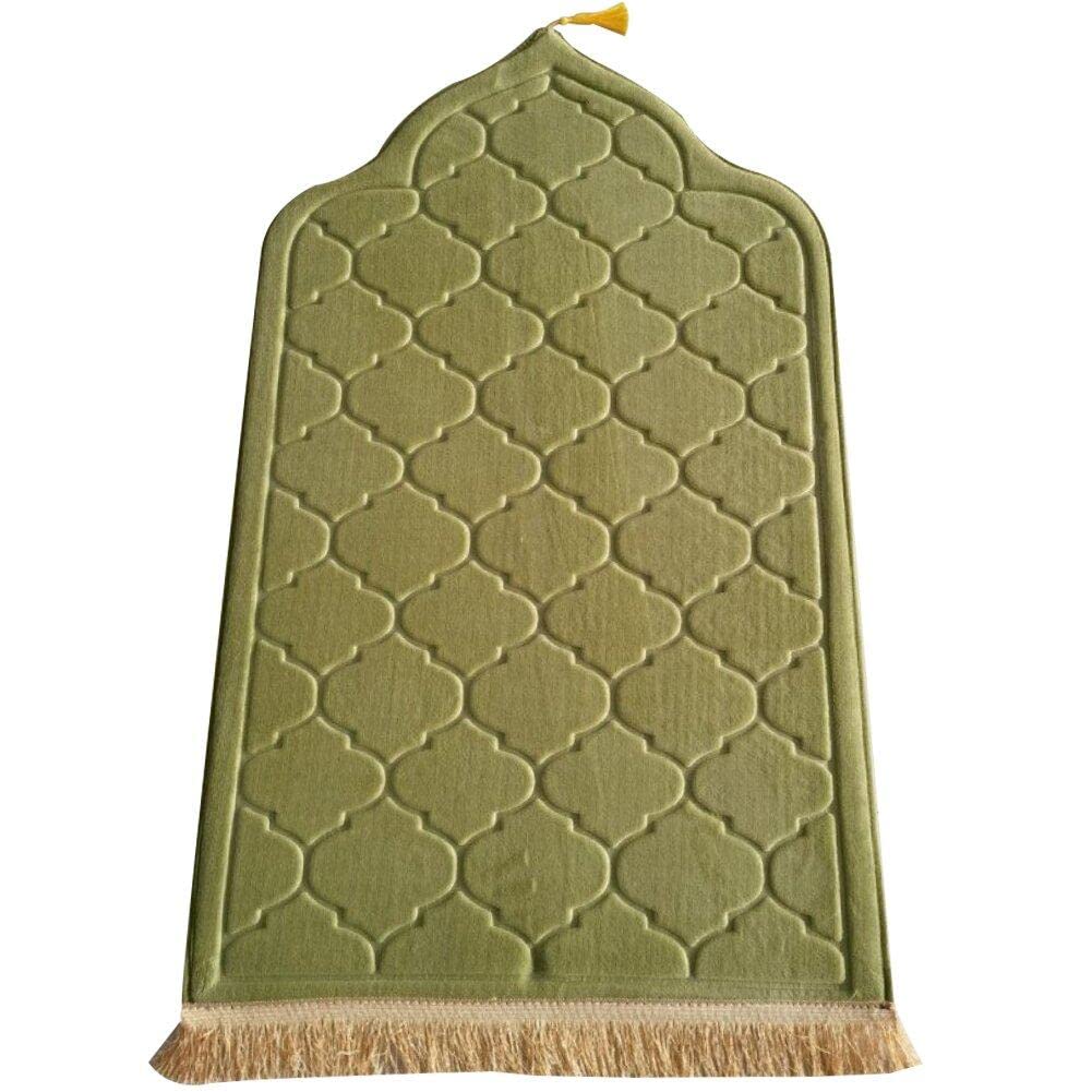 Tapis de prière islamique portable et imperméable pour voyage et pèlerinage Ramadan