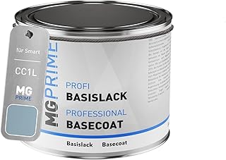 MG PRIME Peinture voiture pot en litre pour Smart CC1L / ECE Hellblau Metallic/Light Blue Metallic base 0,5 litre 500ml