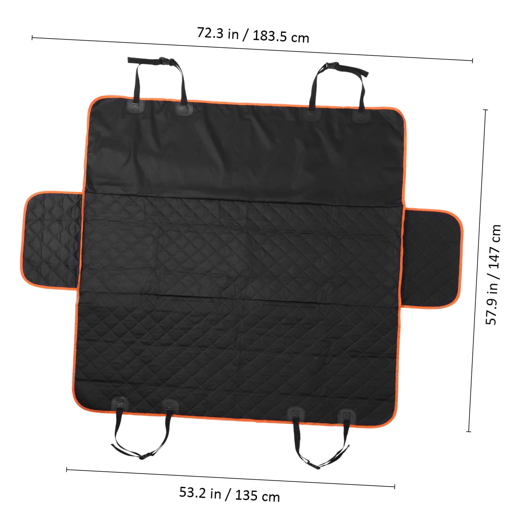 TOYANDONA Alfombra para Mascotas Hamaca para Coche Protector para Asiento De Coche para Viajes Asiento Trasero
