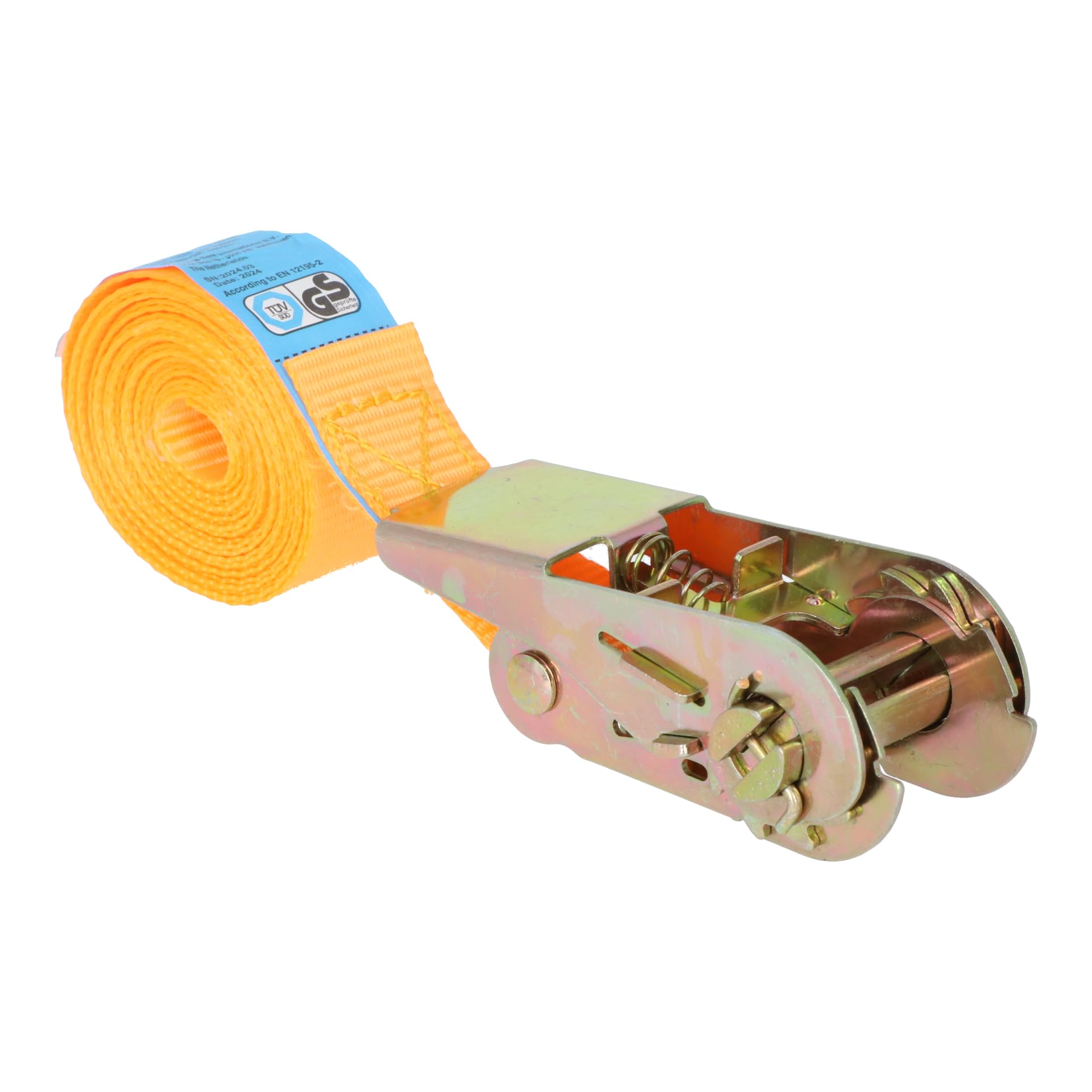 Carpoint Sangle à Cliquet 7m, Orange