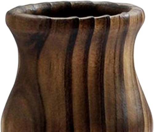 Miniatura 2 de Wooden Vases for Flowers, Wooden Bottle Vase Table Centerpiece Unique Wood