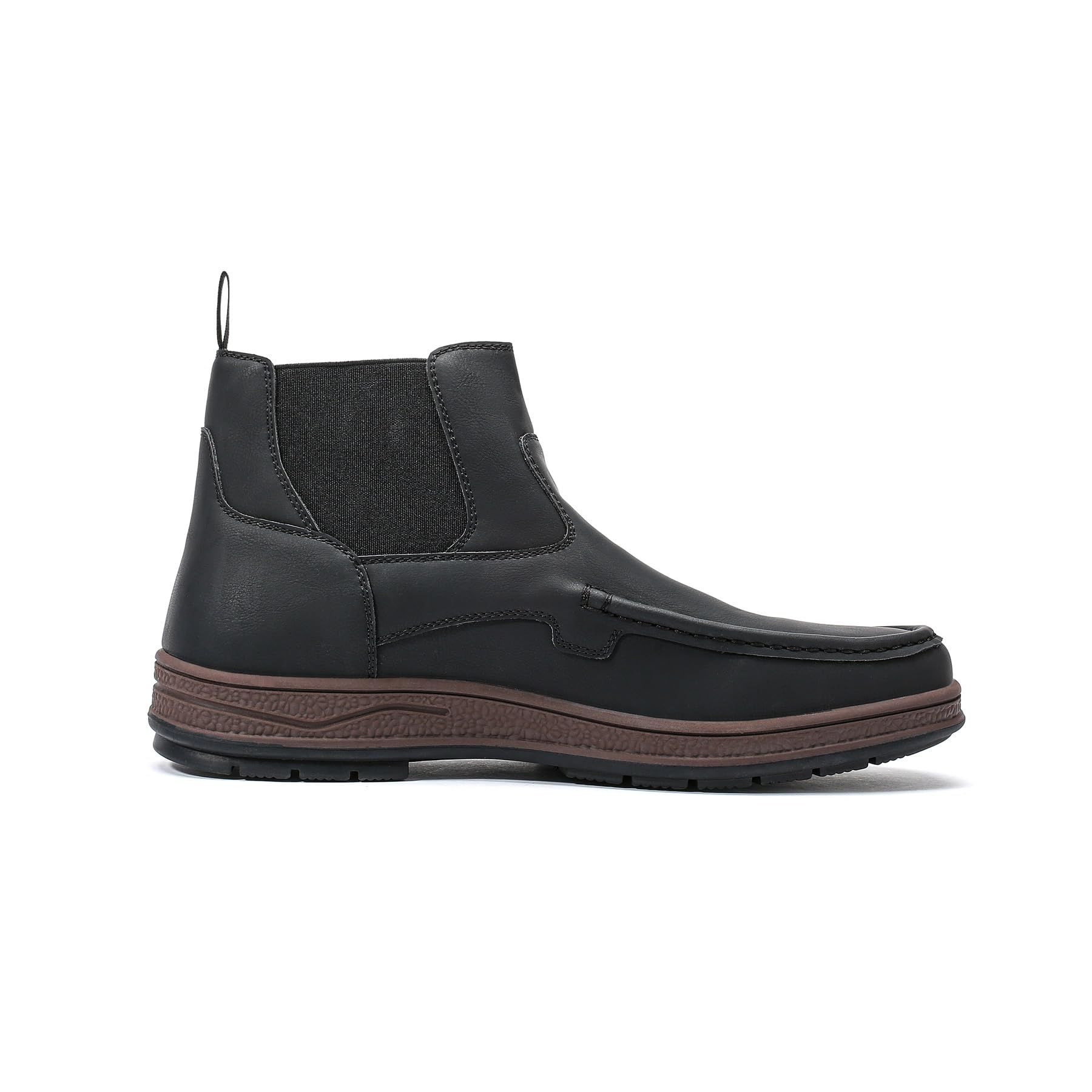 YOUTHUP Bottines Chelsea Homme Vintage Bottes Cuir PU Ankle à enfiler Boots Casual Confortable Mode Ville