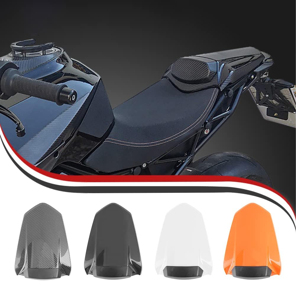 Lorababer Motorcycle Rear Passenger Pillion Solo Seat Cowl Cover Hard