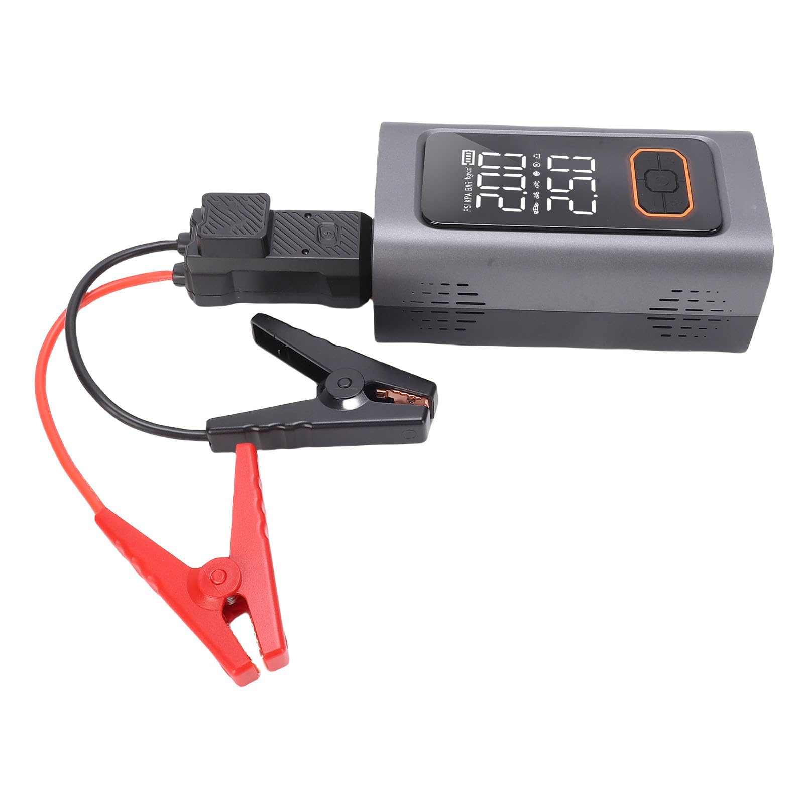 VGEBY Arrancador de Batería de 10000mAh con Inflador de Neumáticos de 150PSI, Elevador de Batería de Coche Portátil para Arranque de Emergencia y Luz LED