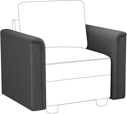 Miniatura 6 de Modular Sectional Sofa with Storage Seat, Convertible Sofa Couch for Living Room, 7-Seat L Shaped or U Shaped Couch with Deep Ottoman, Memory Foam