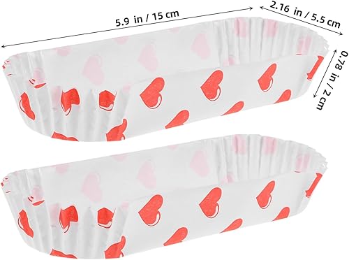 Miniatura 2 de 200 tazas de papel para hornear magdalenas en forma de magdalena antiadherente, calor, para boda, celebración de cumpleaños