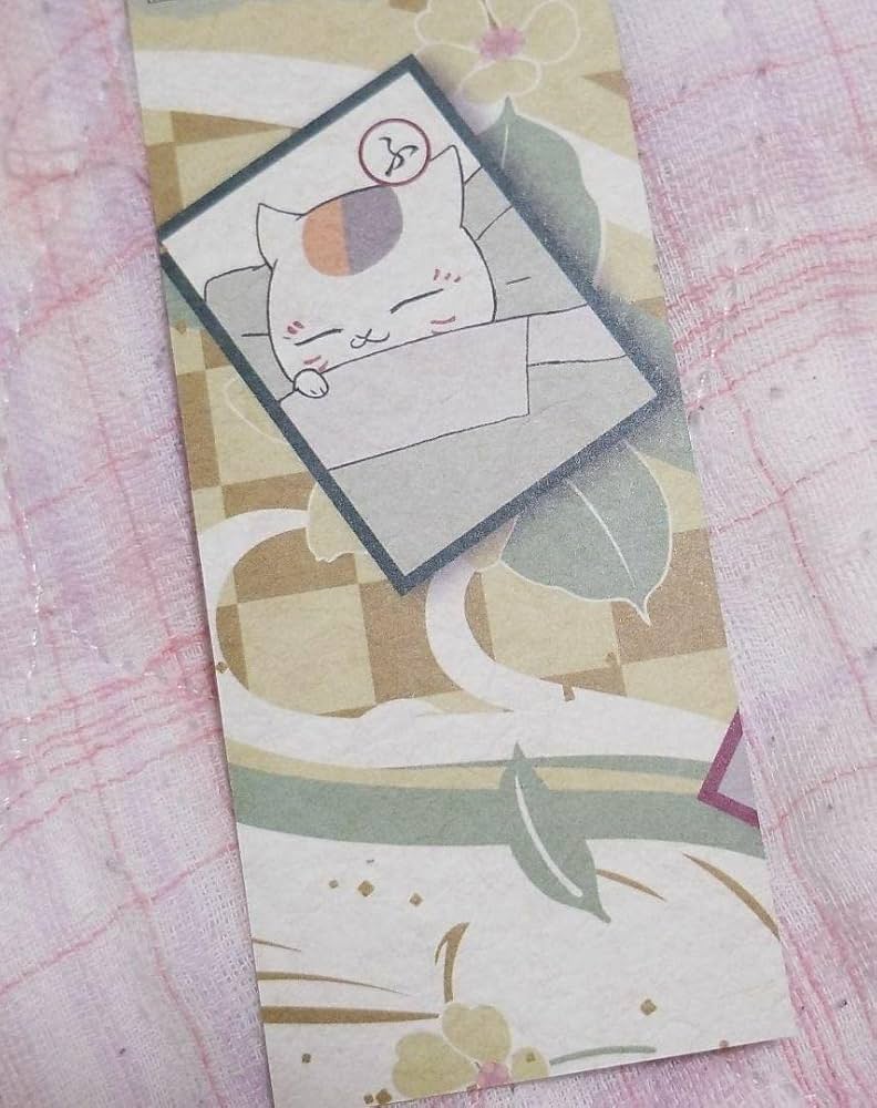 新品！夏目友人帳 ニャンコ先生　オリジナル描き下ろしクリアしおり10種セット ニャンコ先生による「TSUTAYA1日店長」をテーマにした描き