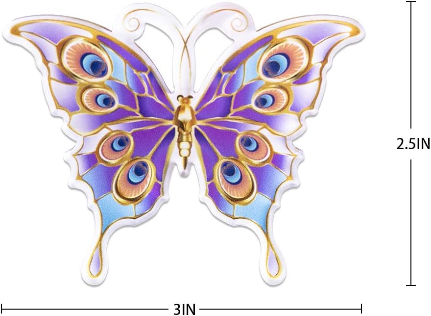 WaaHome Butterfly Christmas Ornaments 2023 Keepsake Christmas Tree Ornaments Christmas Tree Decorations