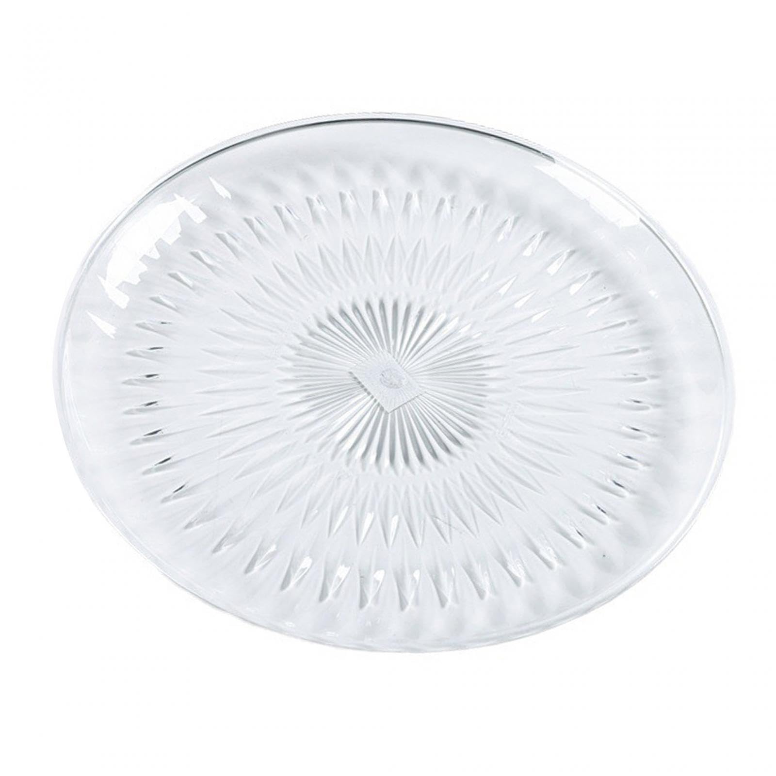 AMSLSIU Clear Round Serving Tray Acrylic Fruit Tray Presenting Snacks Desserts Dried Fruits And Cakes During Celebrations Fruit Dessert Serving Platter