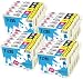 Produktbild INK INSPIRATION® Ersatz für Epson T1281-T1284 (T1285) Druckerpatronen 20er-Pack, kompatibel mit Epson Stylus SX235W SX425W SX435W SX445W SX125 SX130 S22 BX305FW BX305F SX440W SX438W SX420W SX230