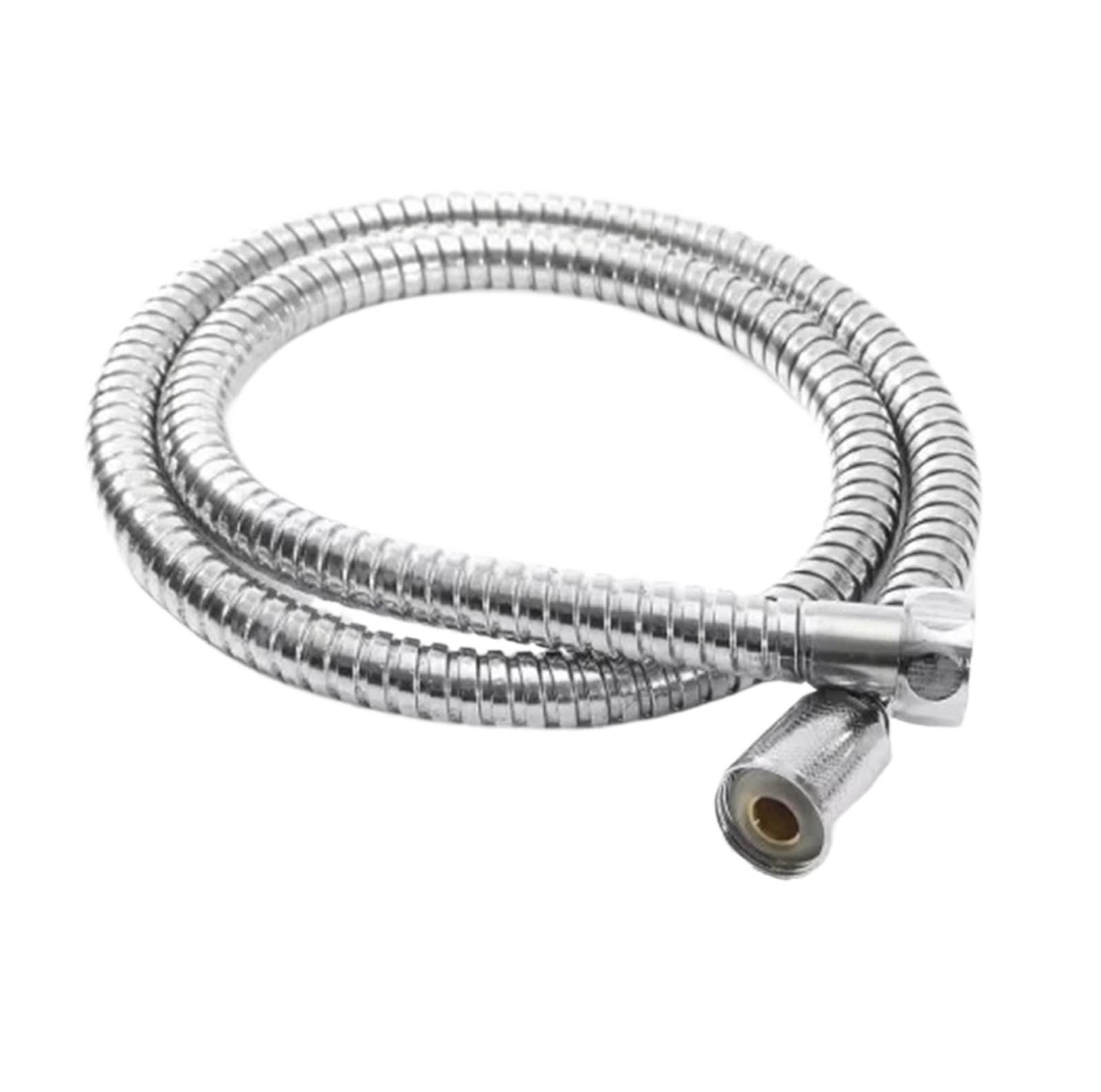 Flexible Stainless Steel Shower Hose, Extension Tube Bathroom Accessories(2m)