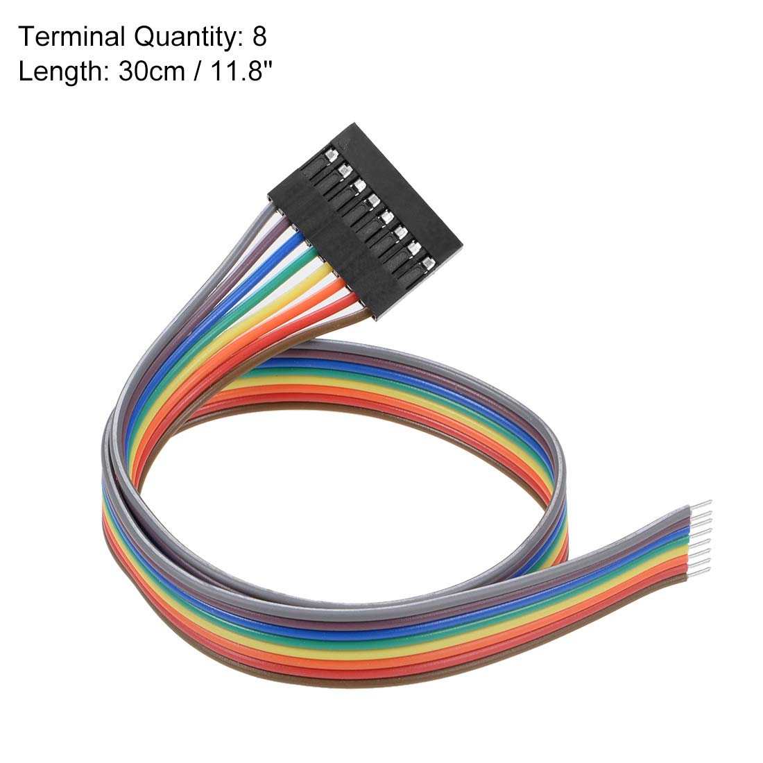 Breadboard Jumper Kabel QUARKZMAN 8-poliges Flachbandkabel 30 Ft (9m) - 1,27 Mm Pitch, Für Breadboards & Elektronikprojekte Flachbandkabel Preis