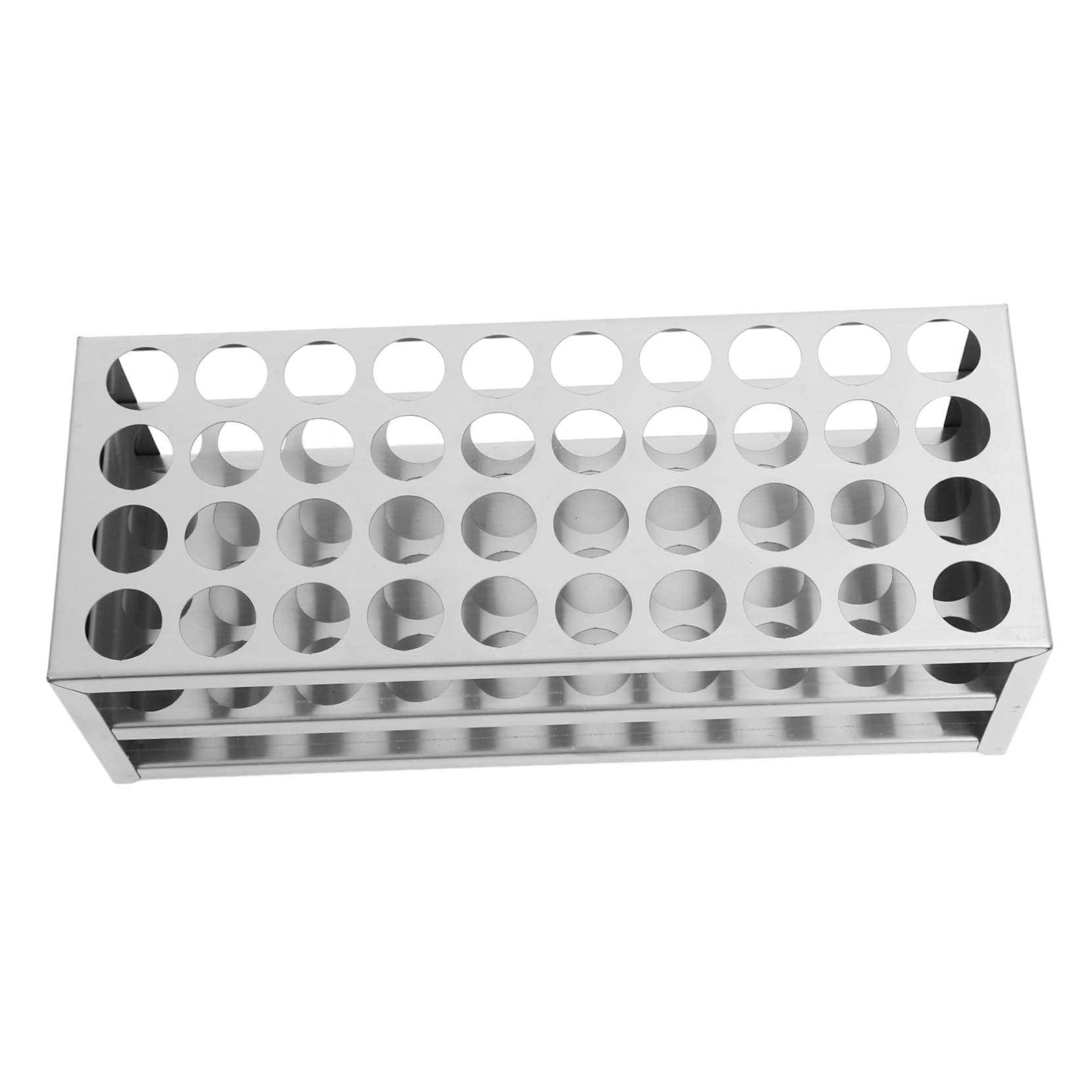 4piezas Soporte Para Tubos De De Gradilla De Inoxidable Para Organizador Estable y Resistente Para Tubos Para Experimentos Científicos
