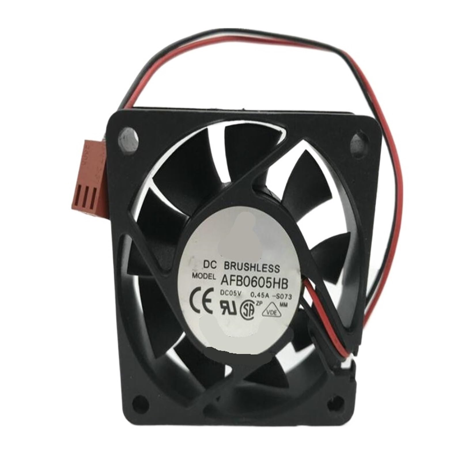YMUGUEGH 6015 AFB0605HB DC5V 0.45A 6CM two-wire fan