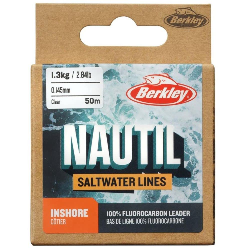 Berkley Nautil Inshore Fluorocarbon, Transparent, 0.28 mm | 11 lb|5.3 kg | 50 m