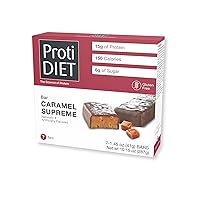 Vista 11 de ProtiDIET Barra de proteína de pan de plátano, aperitivos bajos en azúcar y alto contenido de proteínas para adultos, barras de reemplazo de comidas